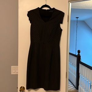 Antonio Melani Black and Gray Sheath Dress